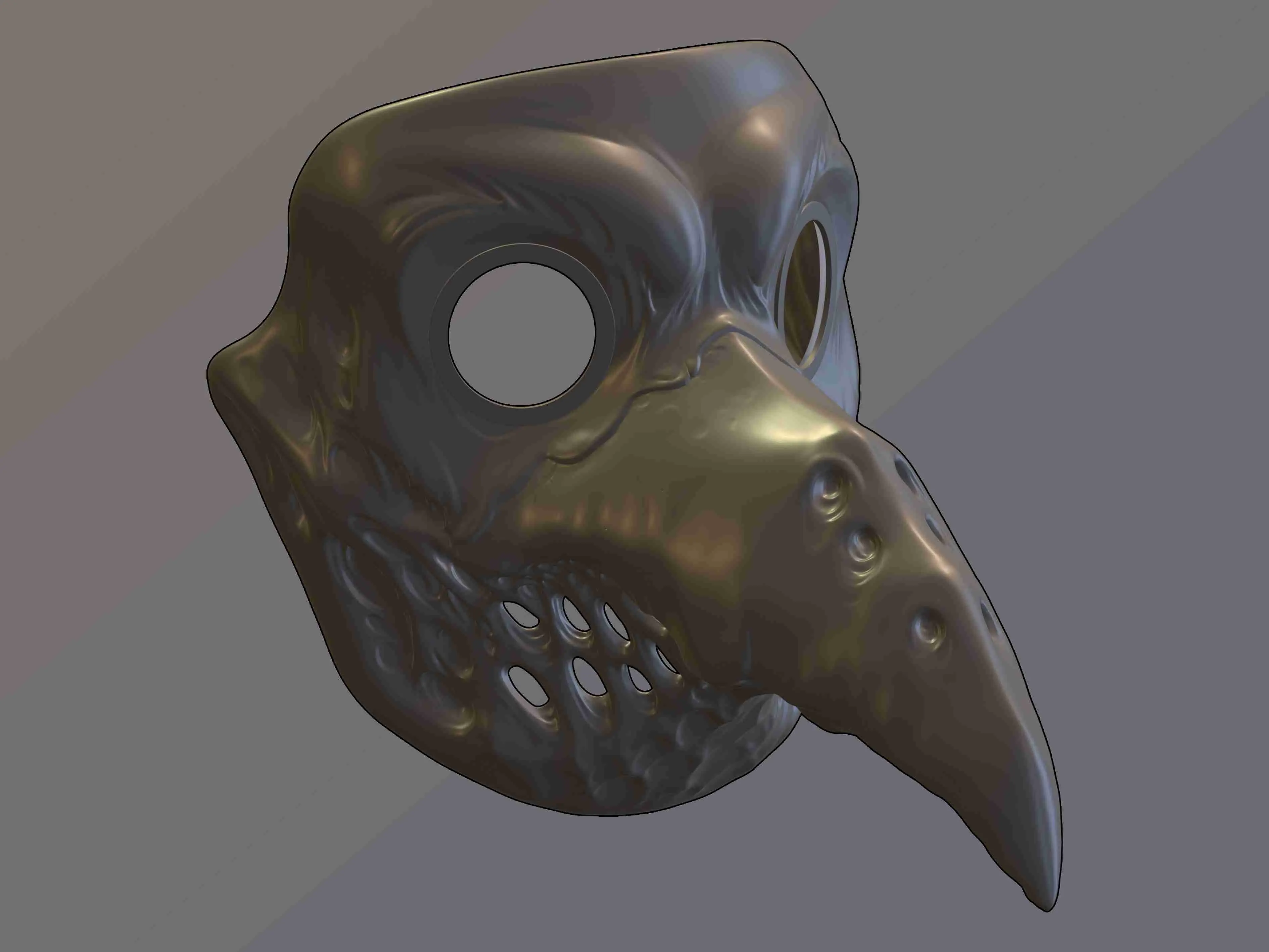 Maschera da medico della peste originale cosplay