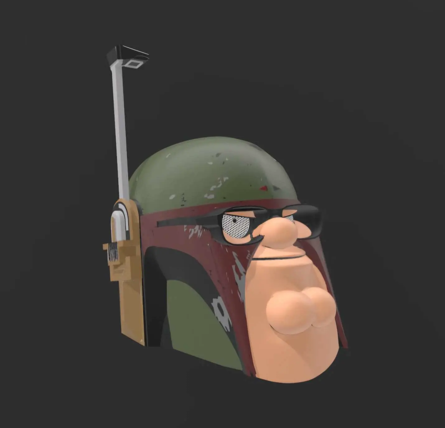 Peter Griffin Boba Fett Mask by Mr.Emaker3D