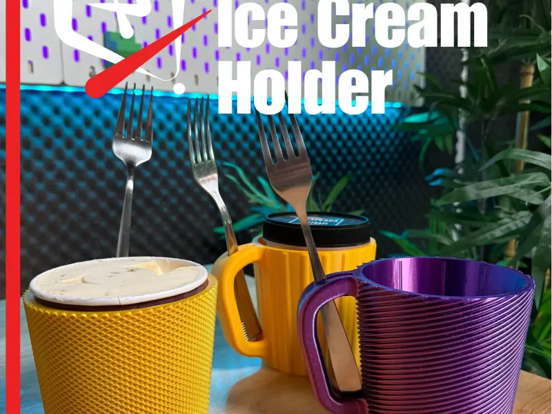 Ice cream Pint Holder- Supportless