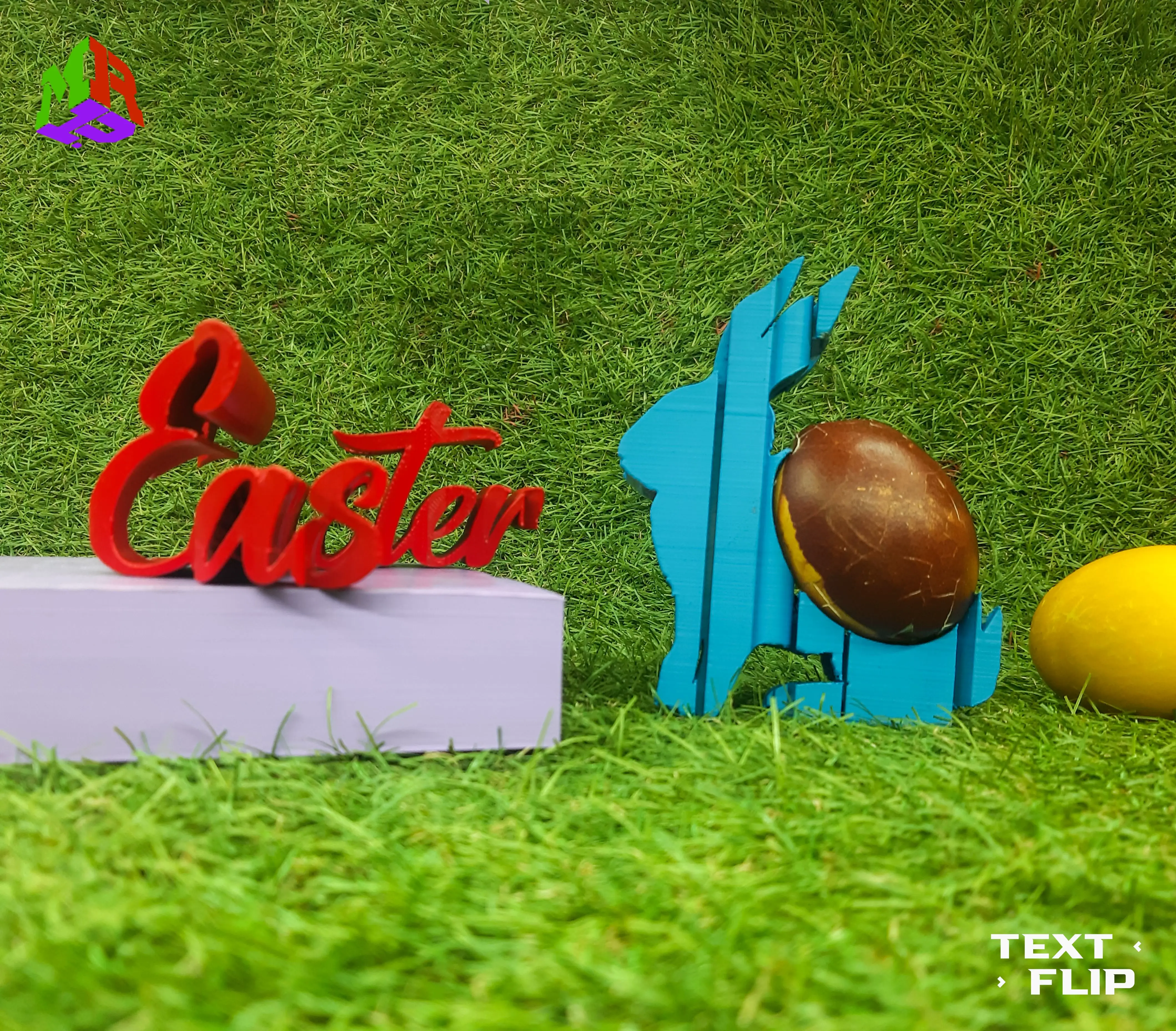 Text Flip - Easter Bunny🐰🥚
