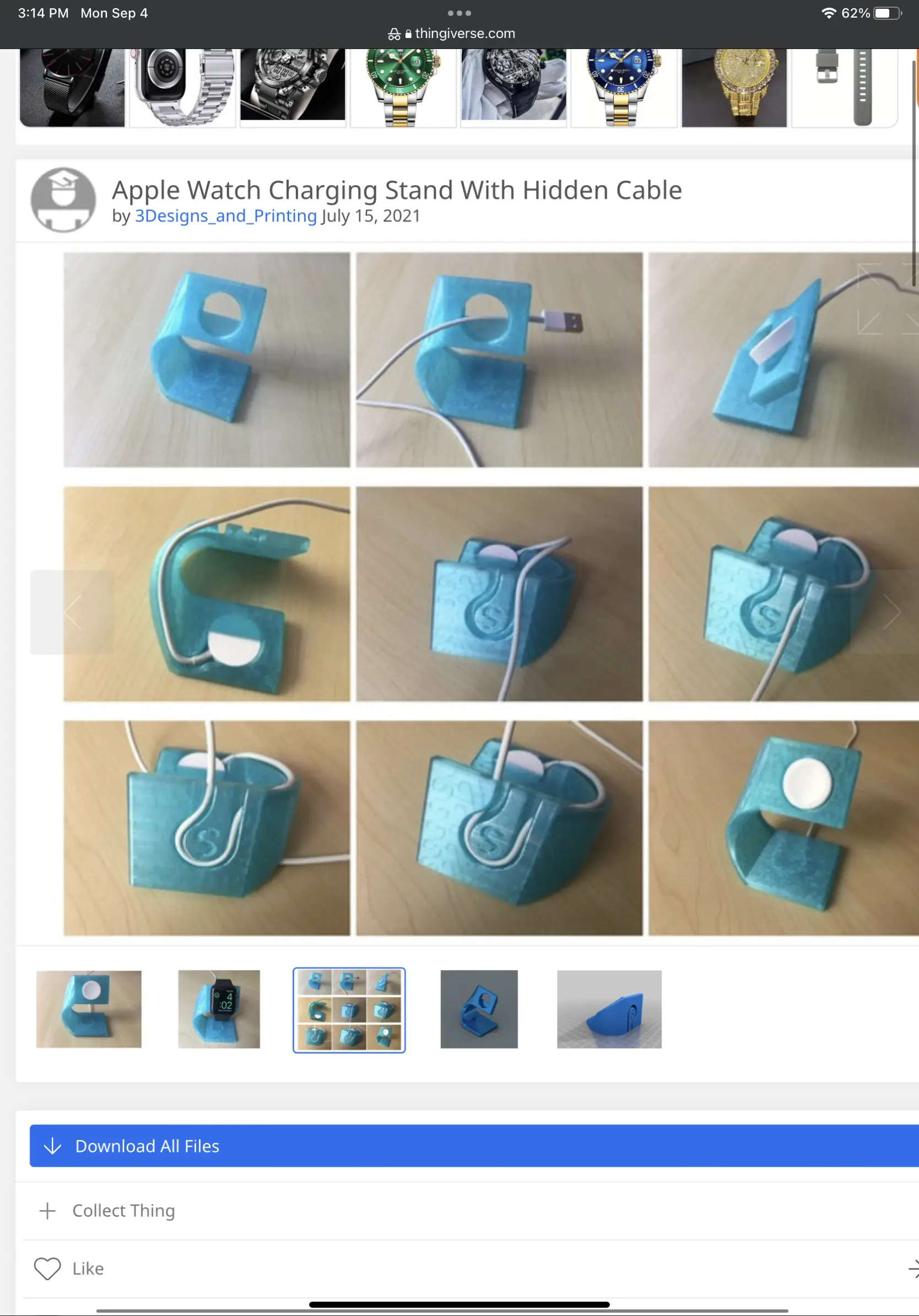 Halter für Apple Watch Ladegerät
