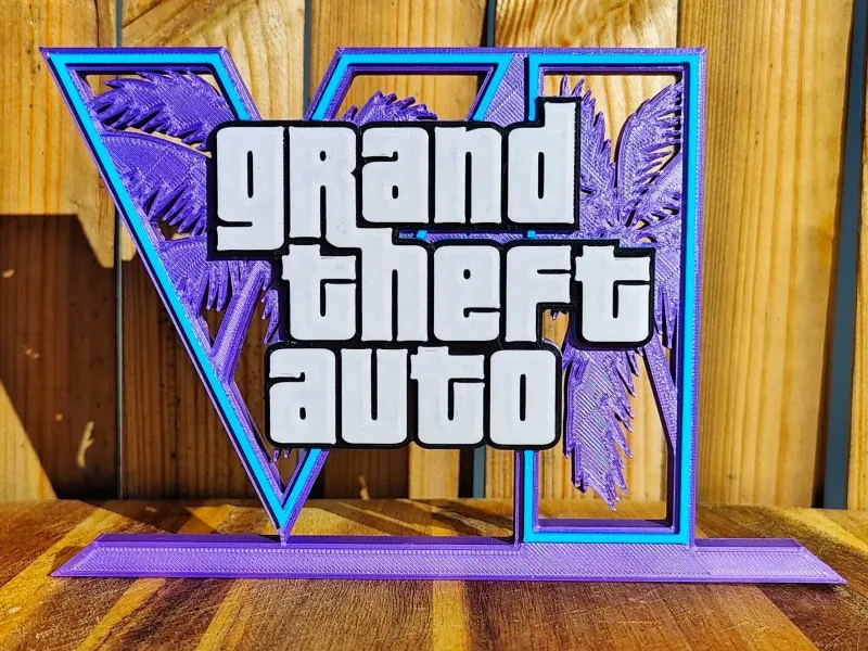 Grand Theft Auto 6 Stand Decor - Multicolor