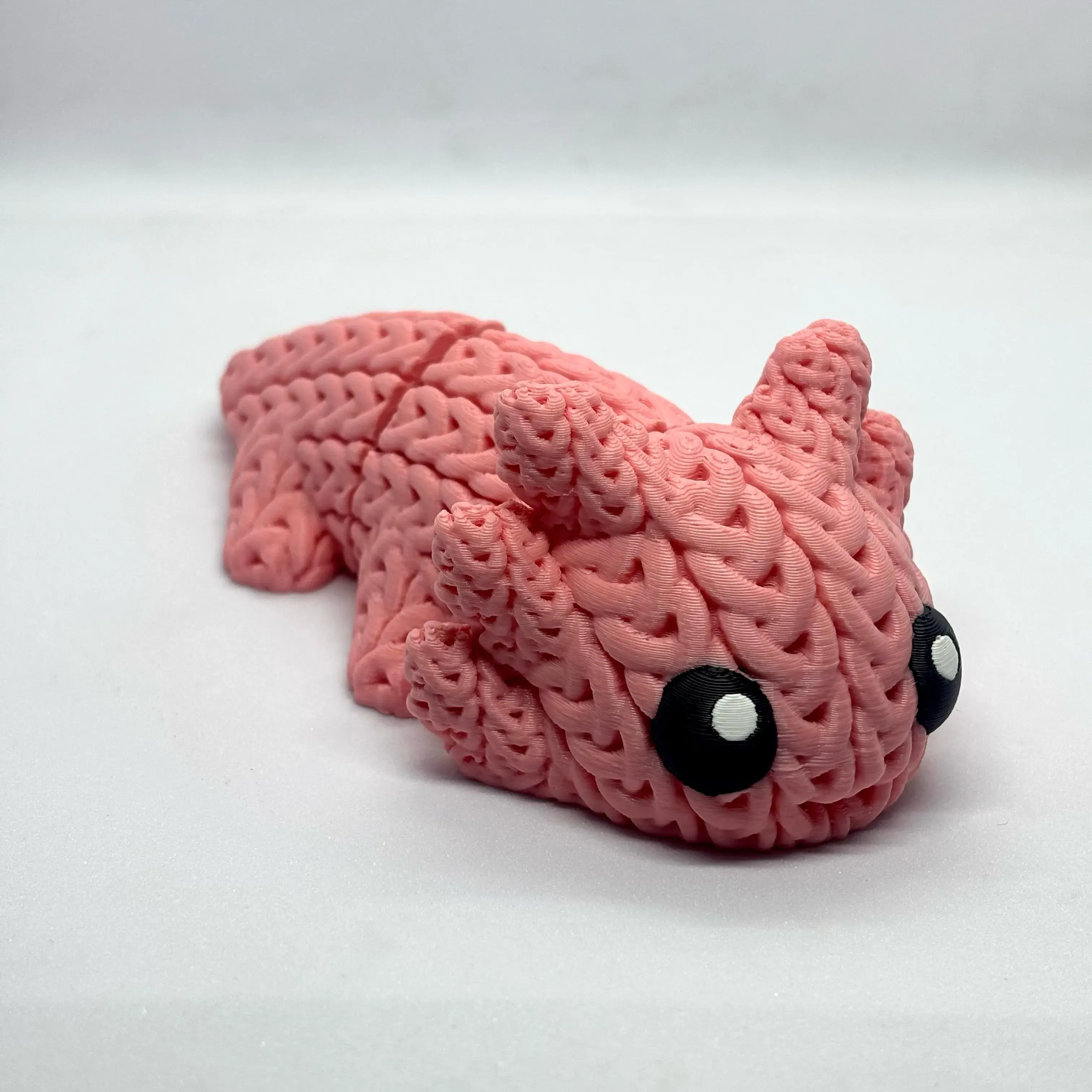Knitted Flexi Axolotl