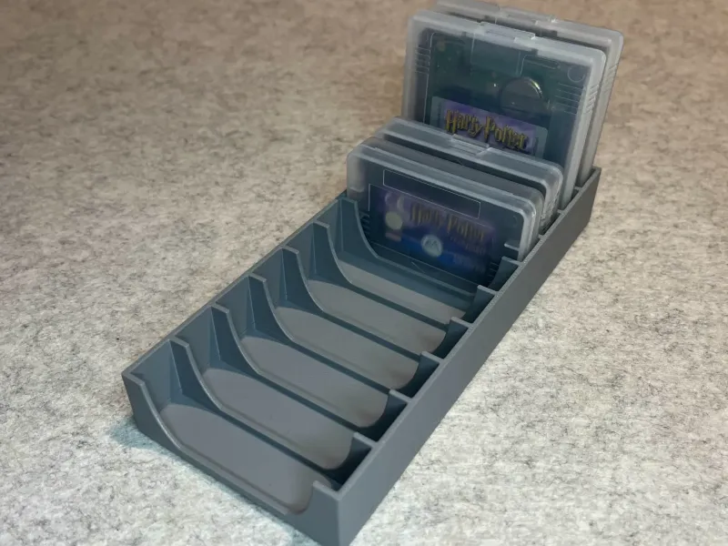 Support présentoir pour 10 jeux Game Boy en boîtier