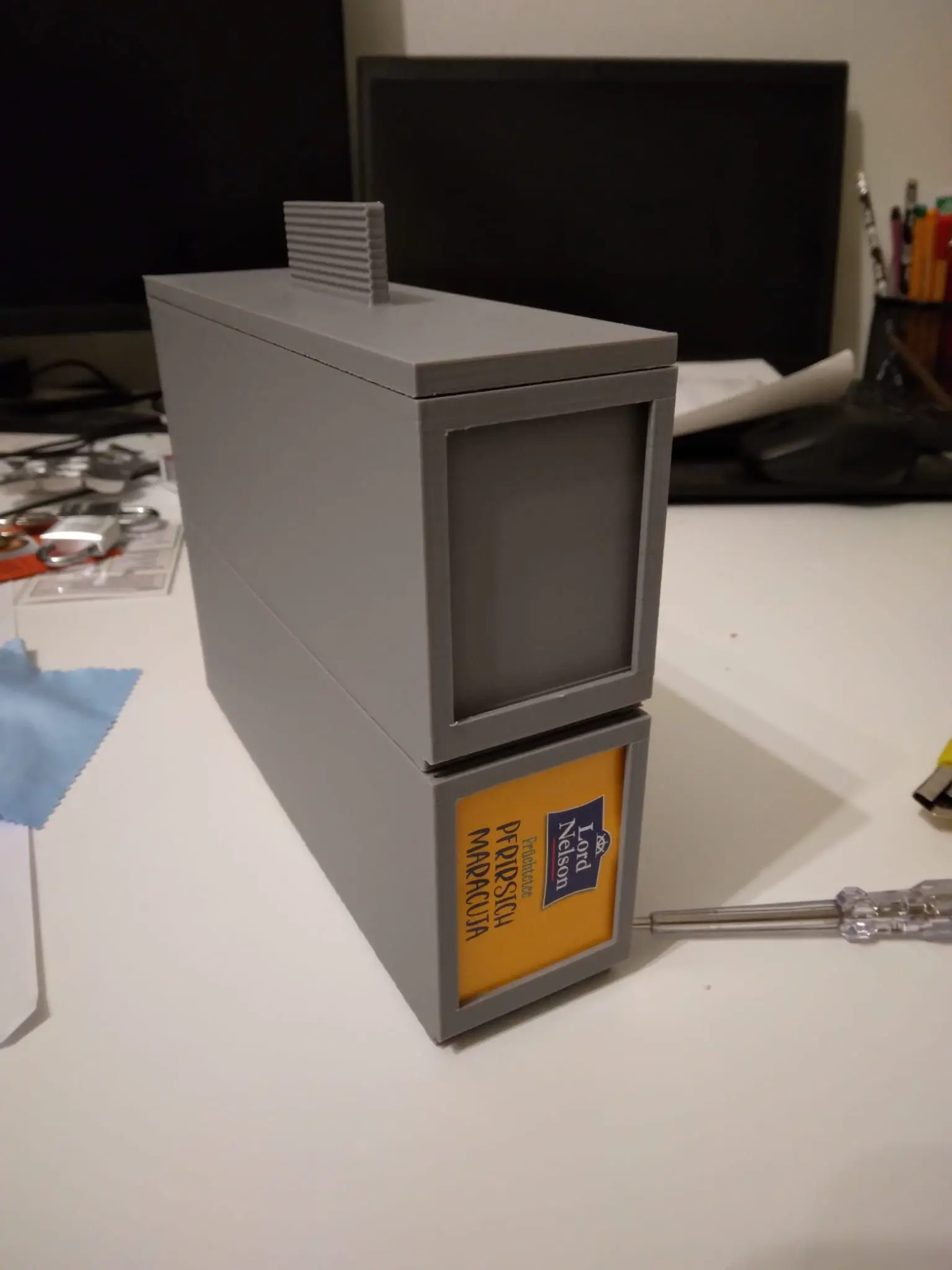 Caja apilable para bolsitas de té