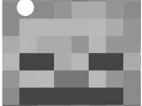 Pixel Skeleton Keychain – Minecraft Inspired-2