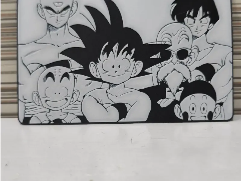 Hueforge Goku y sus amigos