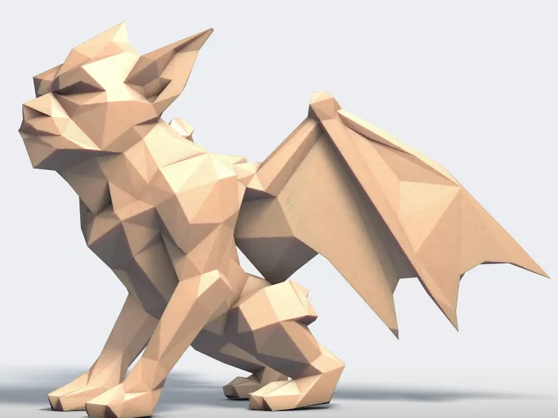 Gargoyle Low Poly