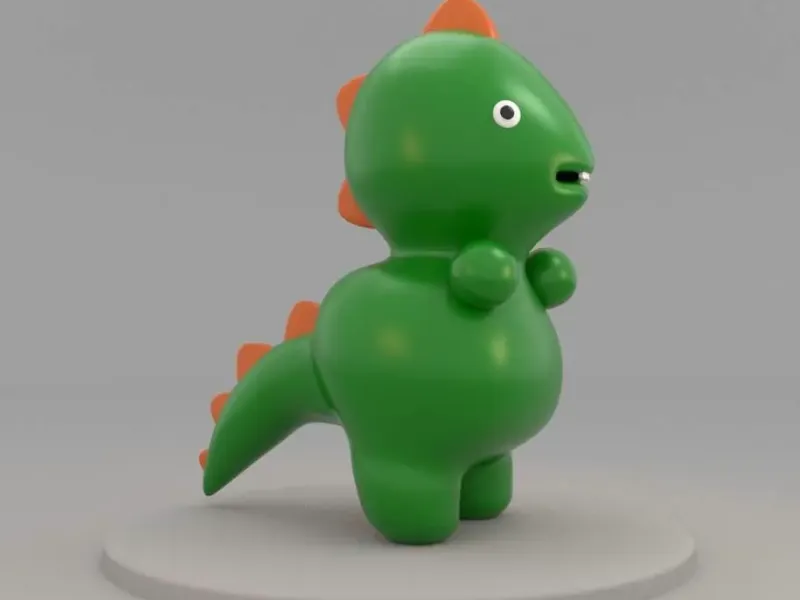 Toy Dragon 3D Model