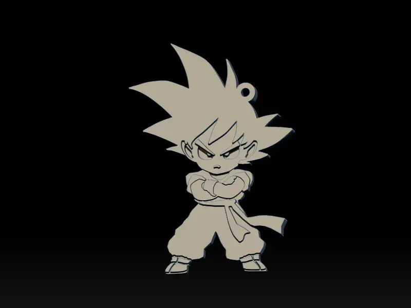 Goku chibi Keychain / dragon ball