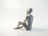 Thinking Alien Figurine Fantasy 3D Printable-2
