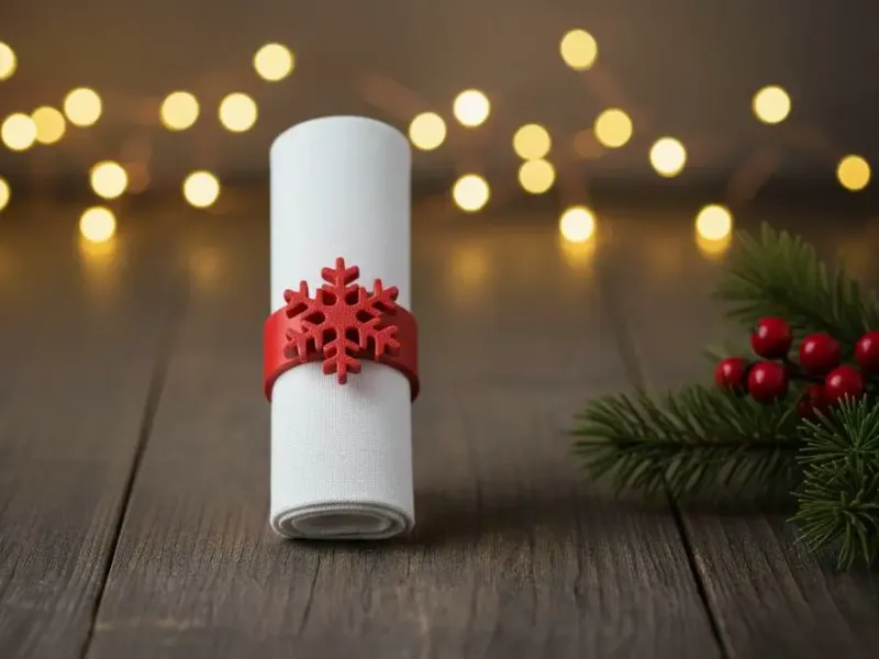 Portaservilletas navideño