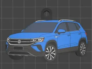 Volkswagen Taos Keychain