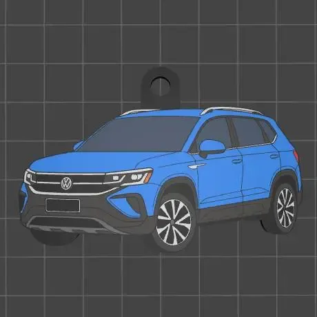 Volkswagen Taos Keychain
