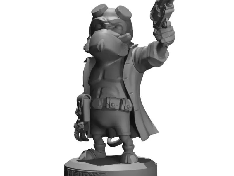 EXCLUSIVE CHIBI HELLBOY DETAIL ORIENTED