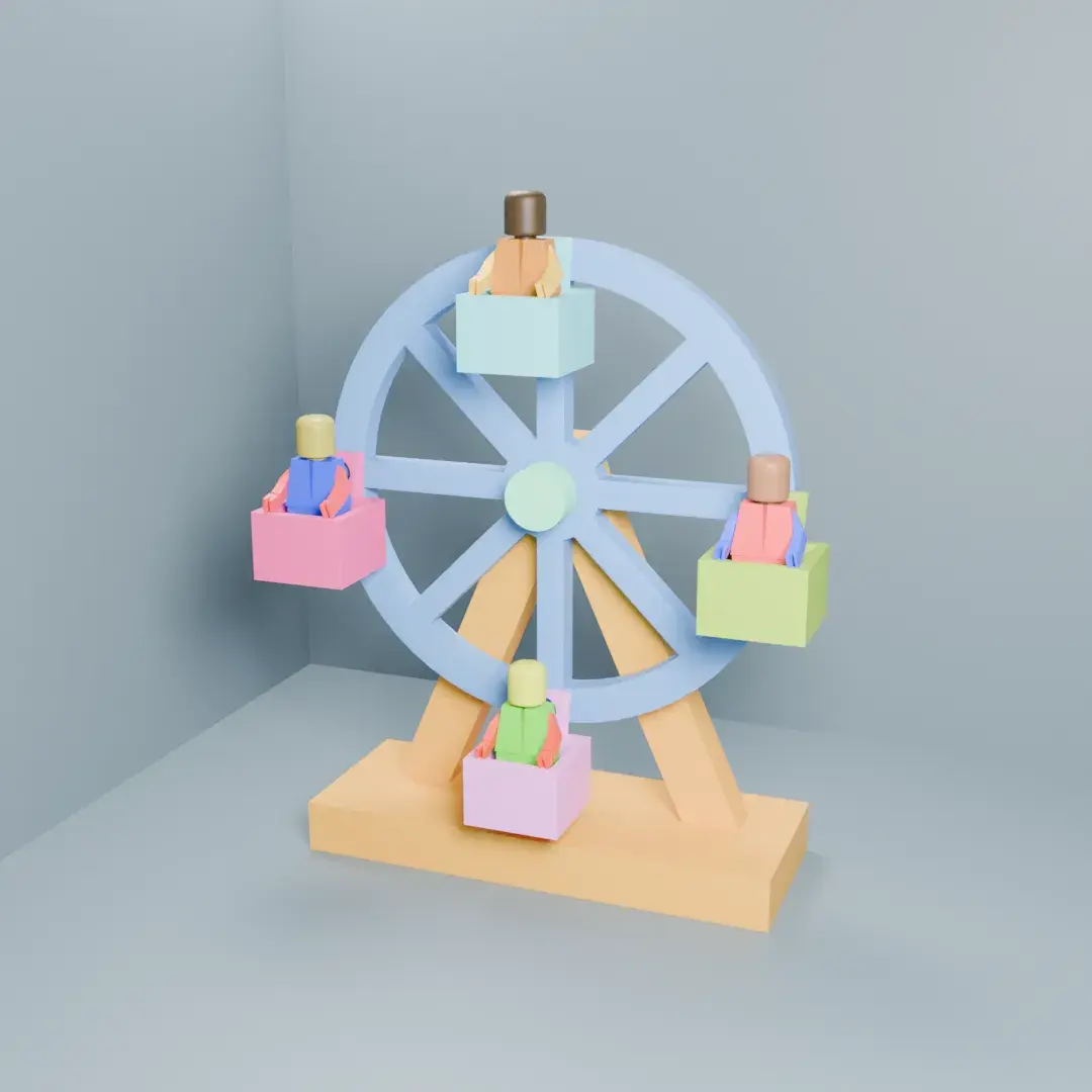 Ferris Wheel - Compatible with lego figures