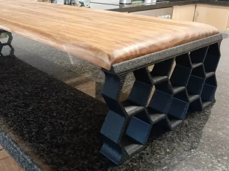 Hexagonal Monitor Stand