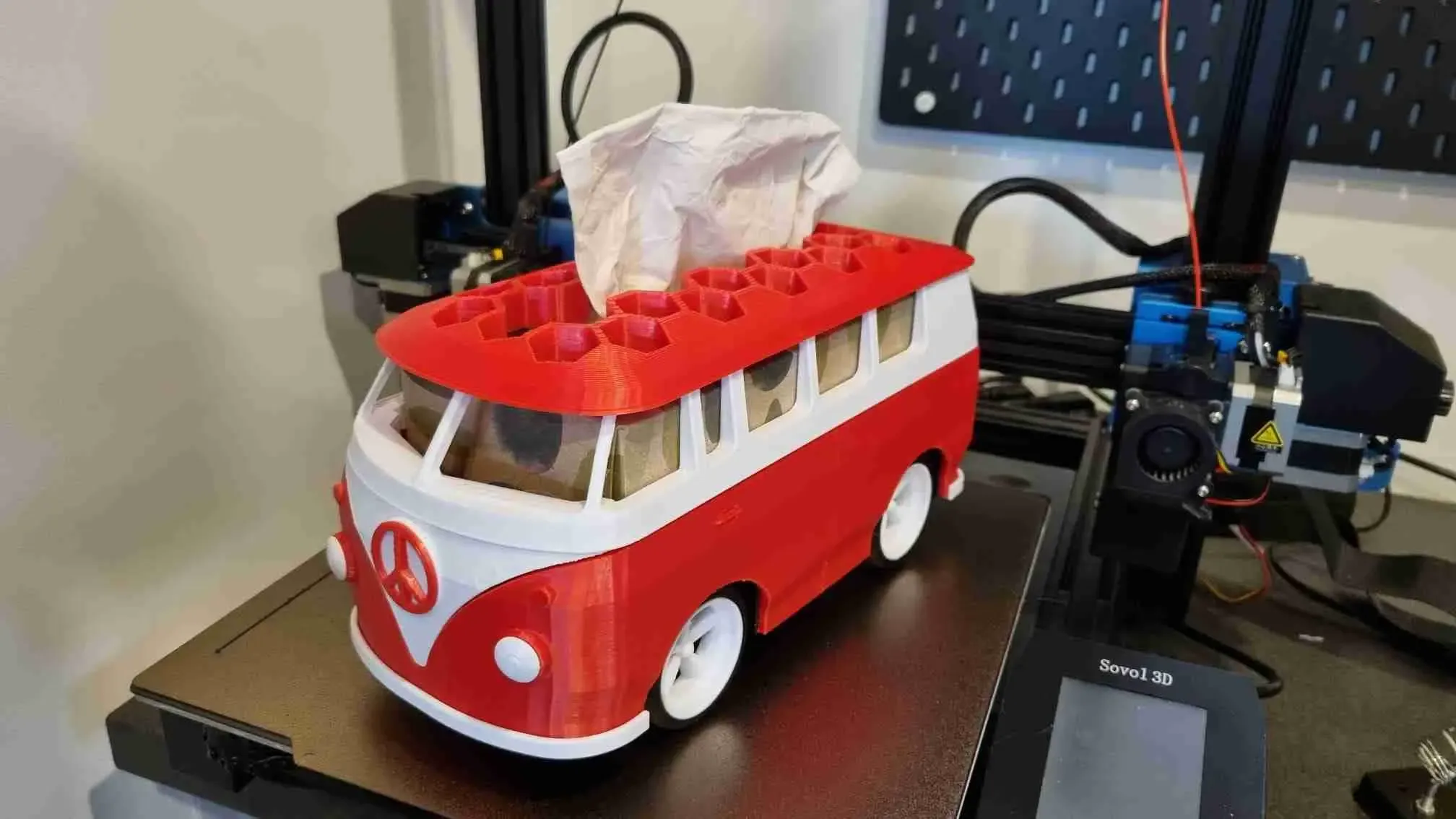 VW Bus Bulli Tissue Box
