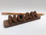 nombre 3D a partir de letras - Fuente estándar-3