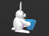 cartoon Easter bunny-2