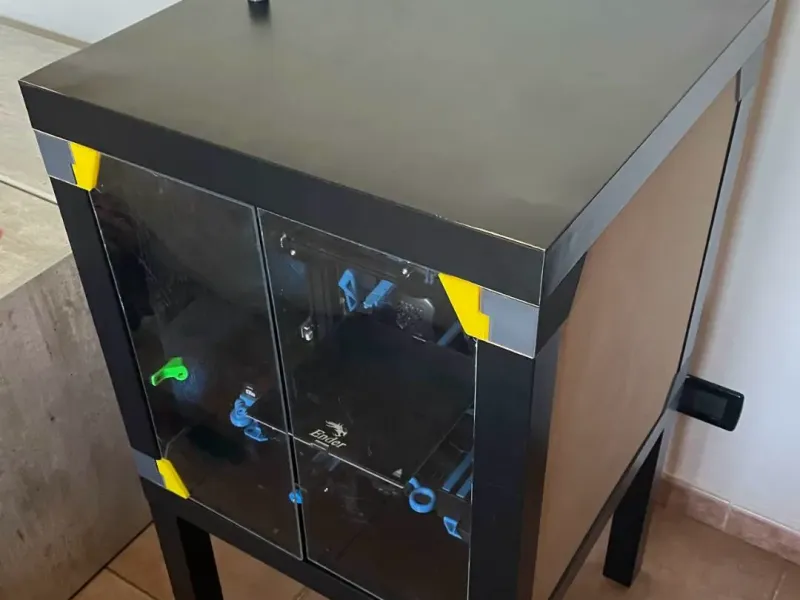 Enclosure Ender3 3v2 - IKEA Lack - Open Printer