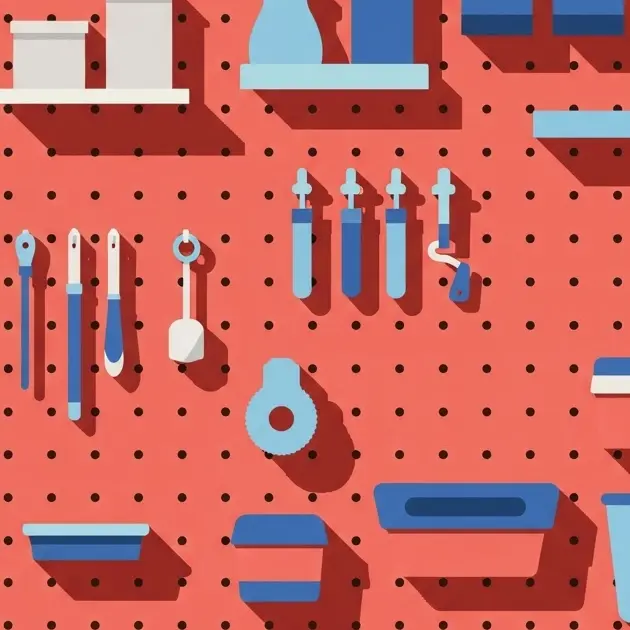 Pegboard organizers 