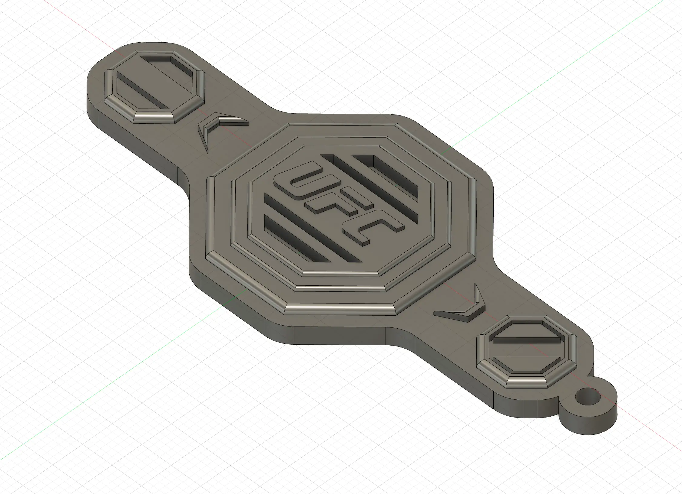 UFC BELT KEYRING 