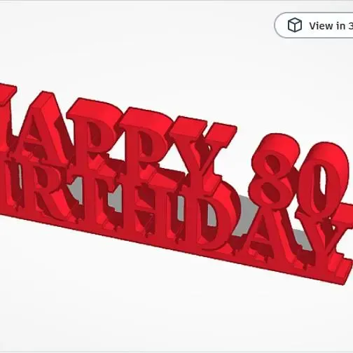 Happy Birthday 80