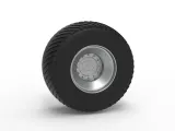 Rear wheel from Pulling tractor 3 Scale 1:25-3