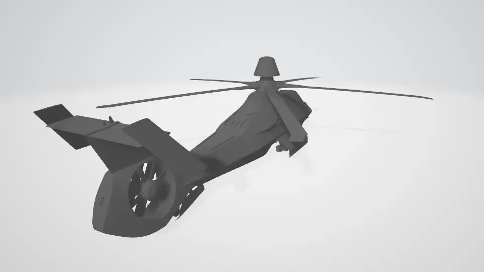 Rah66 Military helicopter in 24 parts