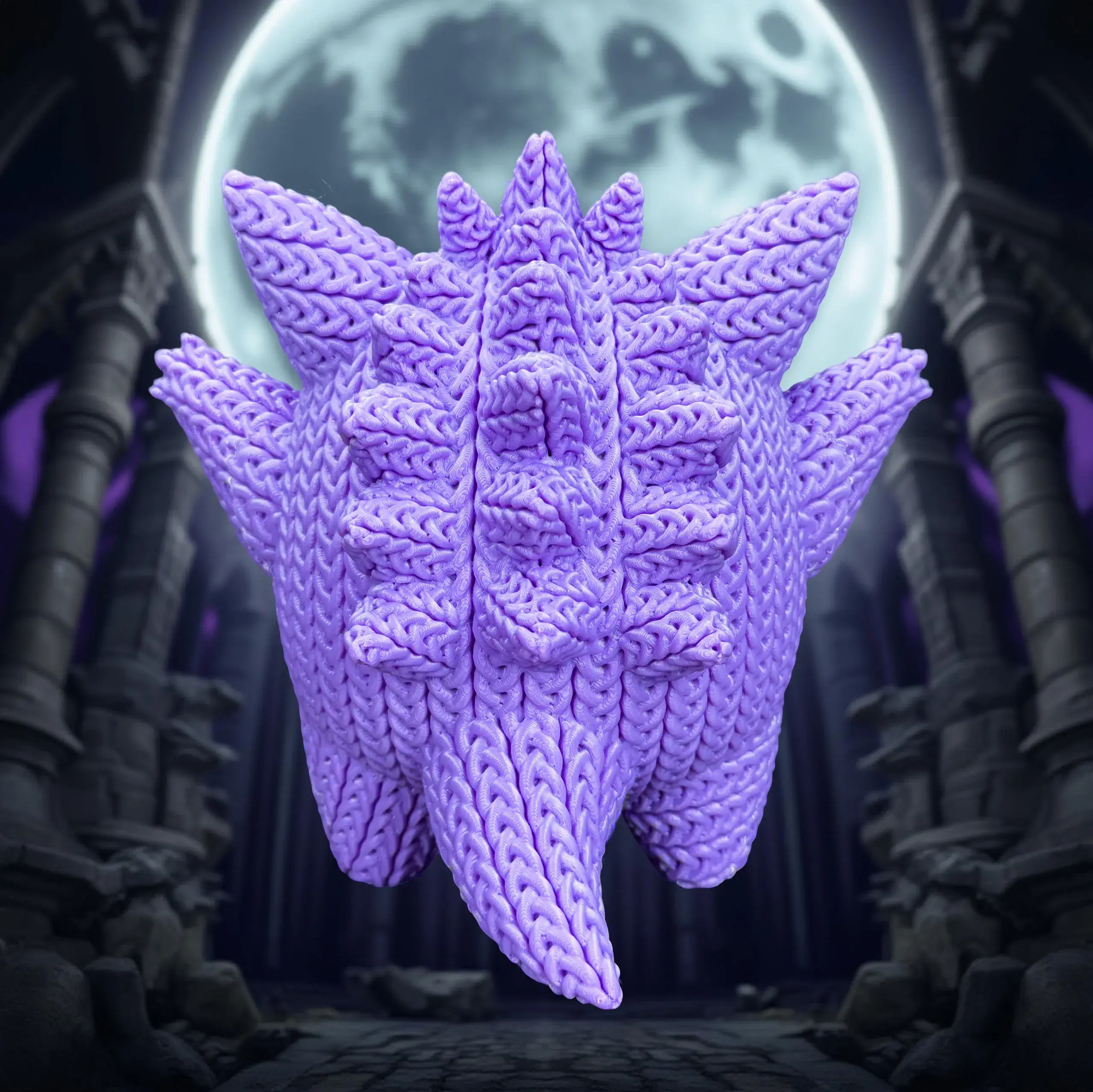 Gengar - Knitted - Crochet - Multipart