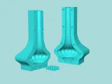 Candle Mold A10 - Molding Maker Wick Template-4