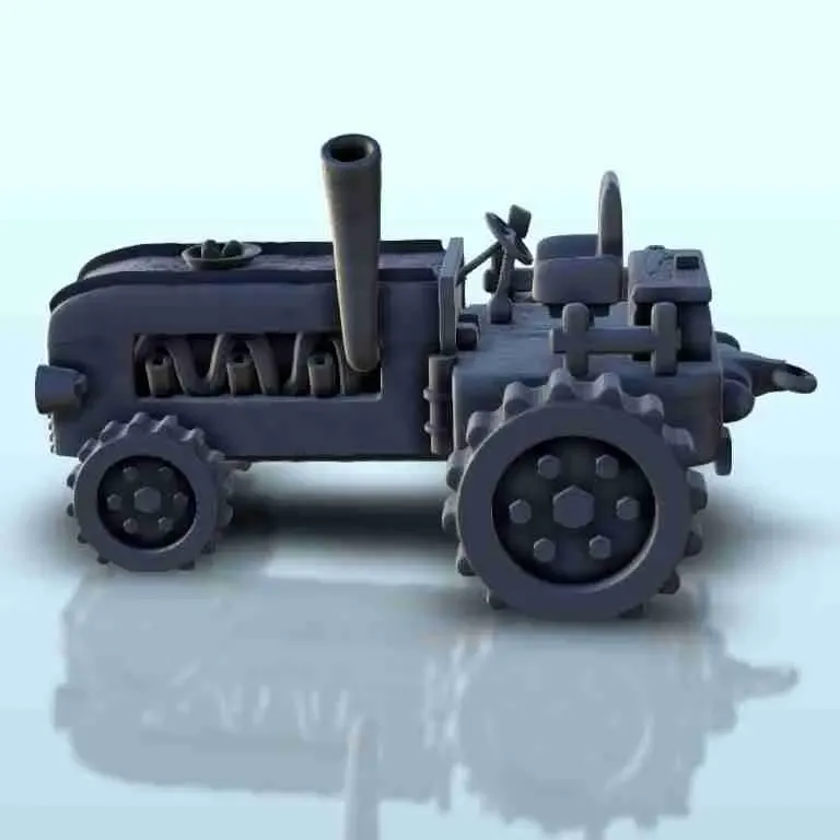 Modern tractor 1 - miniatures warhammer terrain scenery