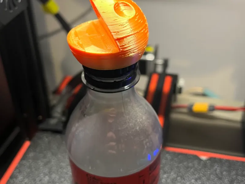 Pac-Man Flaschenkappen-Aufsatz