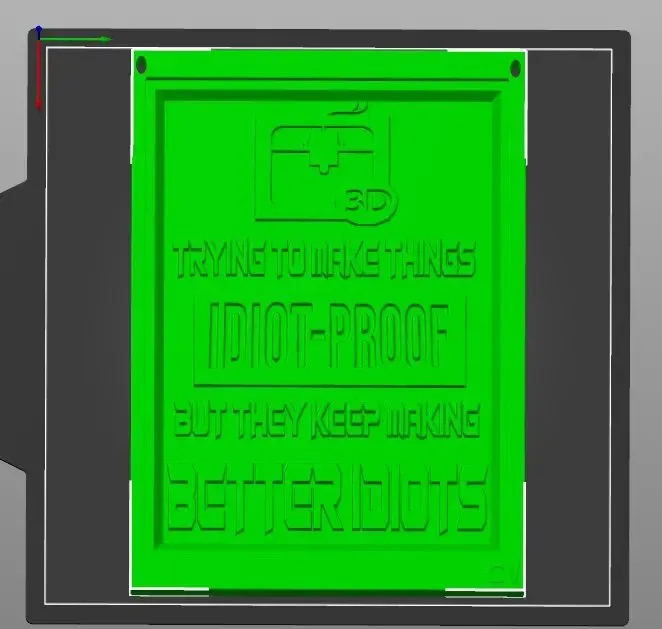 3d PRINTER IDIOTS