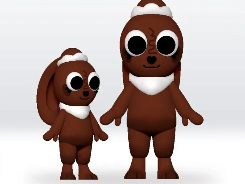 COCOA The BUNNY Dandy's World STL file fanart