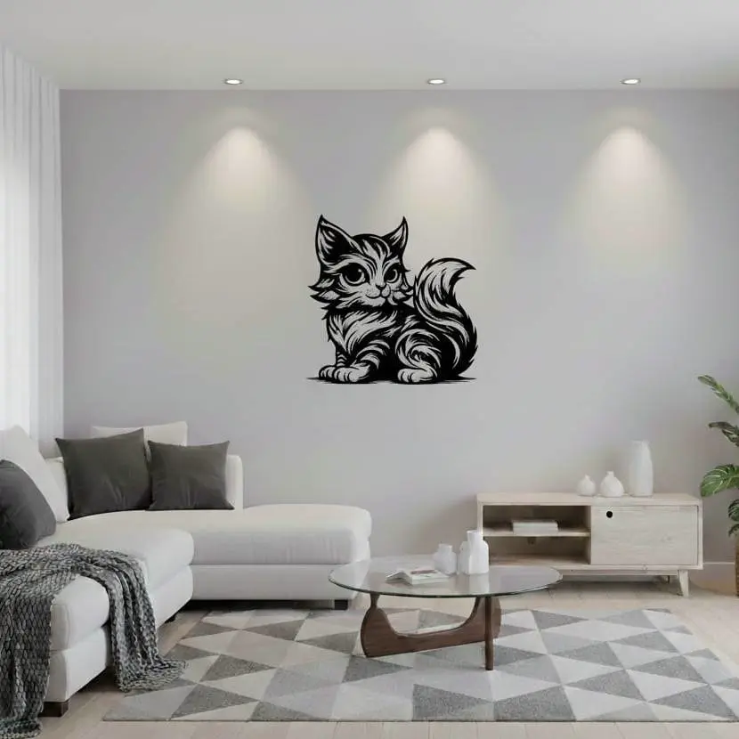 CUTE CAT WALL DECO