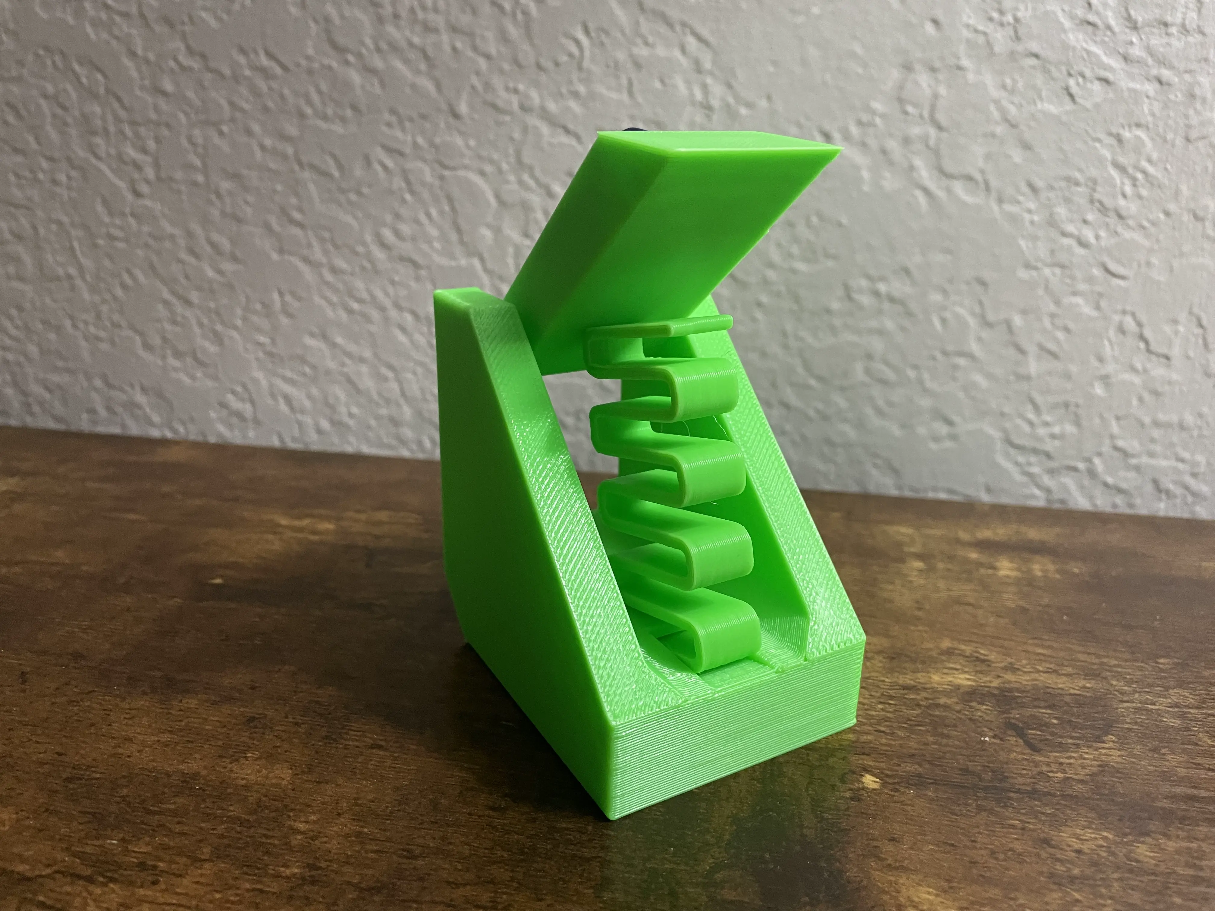 Dice Catapult Toy - Print In Place with Functional Spring