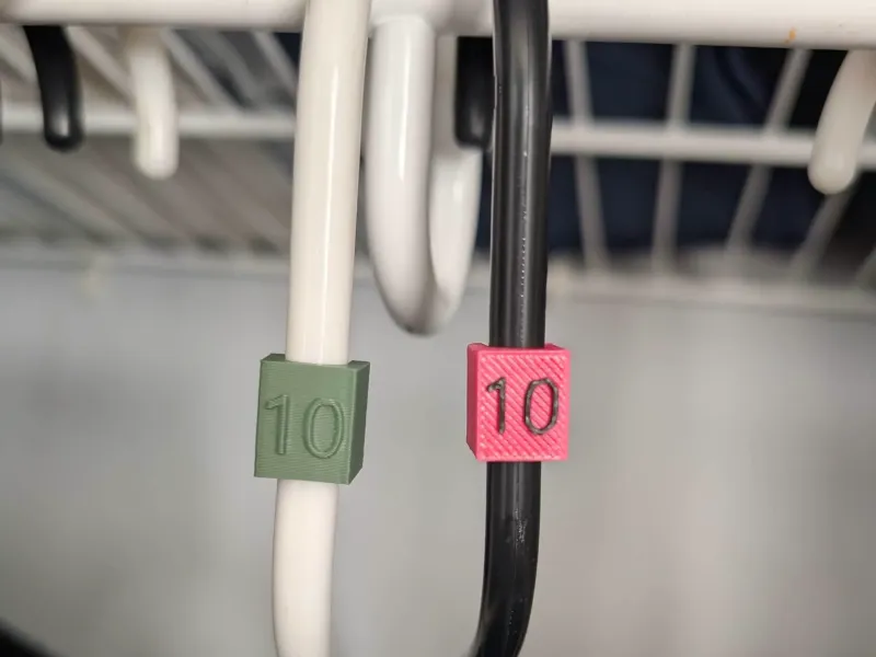 Labels for Plastic Clothes Hangers