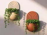 Boho Wall Mounted Planter | Modern Hanging Pot-2