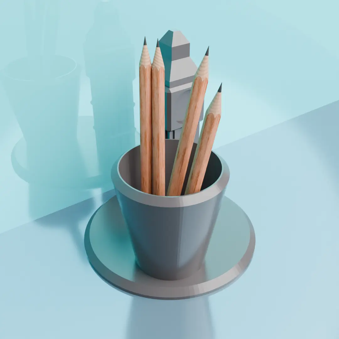 Big Ben desk organizer simple