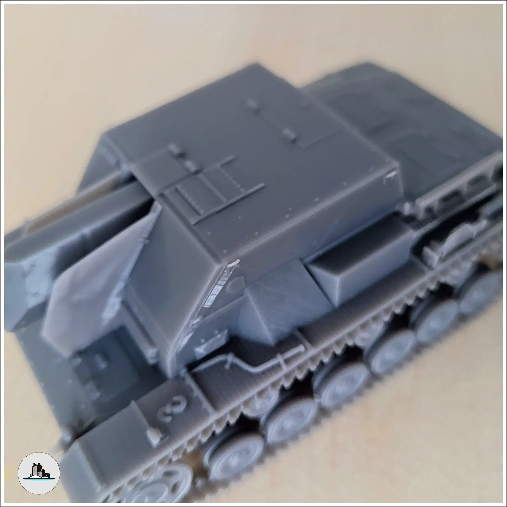 SG-122 122 mm M-30 monteli obüs KMT - 2. Dünya Savaşı minyatür kolu