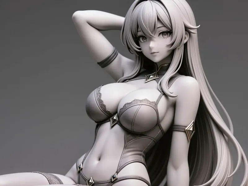 Luna Starfall – Anime Fantasy Girl Figurine