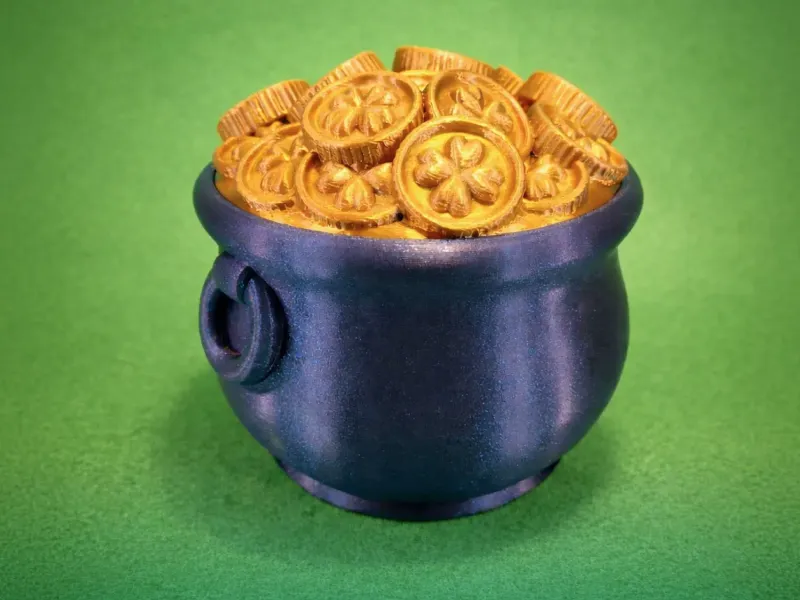 Pot of Gold Container, St. Patrick’s Day
