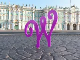 Fridge Magnet letter W capital-5