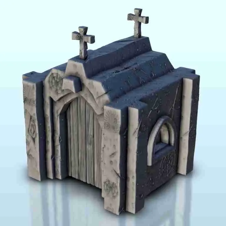 Cementerio cristiano mausoleo 3 - miniaturas warhammer figura