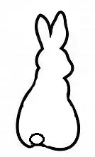 Bunny Cookie Cutter, Sitting Rabbit, Cookie cutter, Easter B