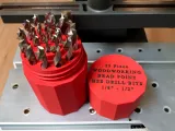 25 pc Brad Point SAE Drill Bit Set Case-0