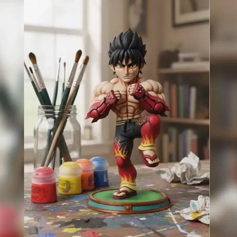 Cartoon Jin Kazama – Tormenta de Honor y Rabia