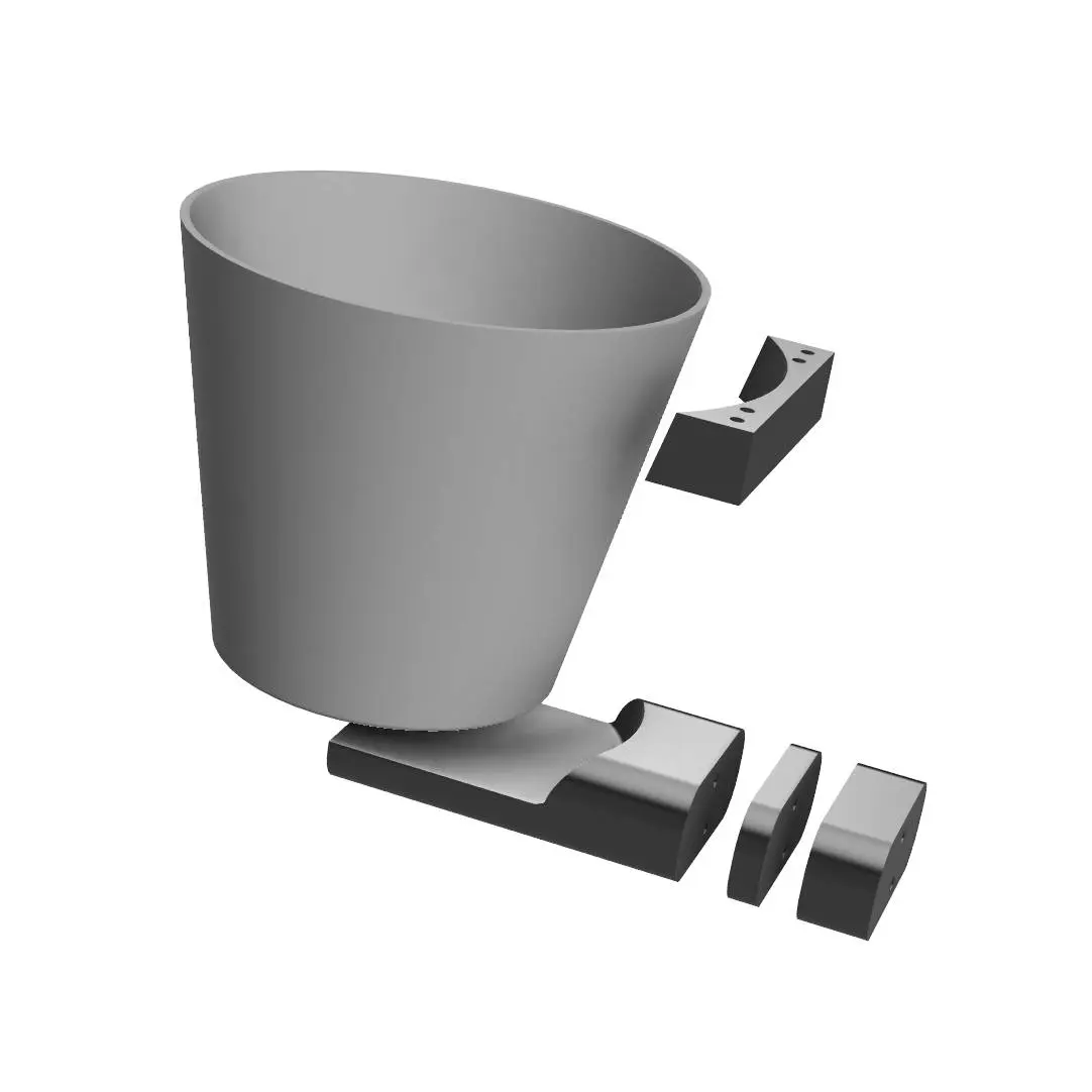 Blumentopfhalter für Geländer / Planter Holder for Railings